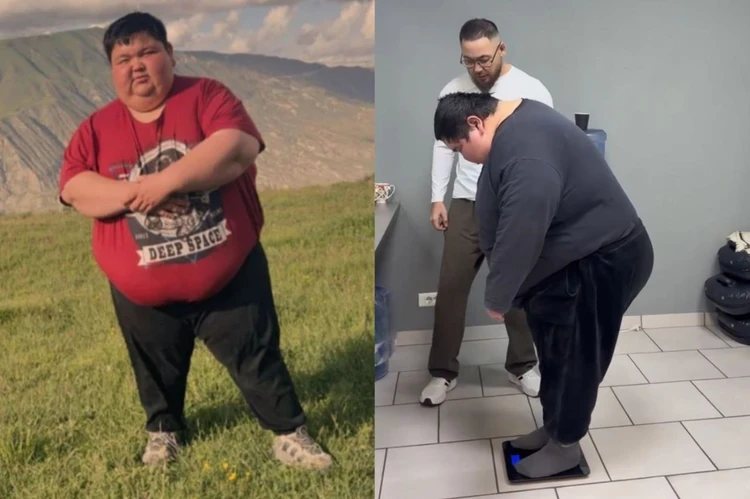 «Ты сломал весы?»: парень-гигант из Дагестана начал новую попытку похудеть с 224 кг