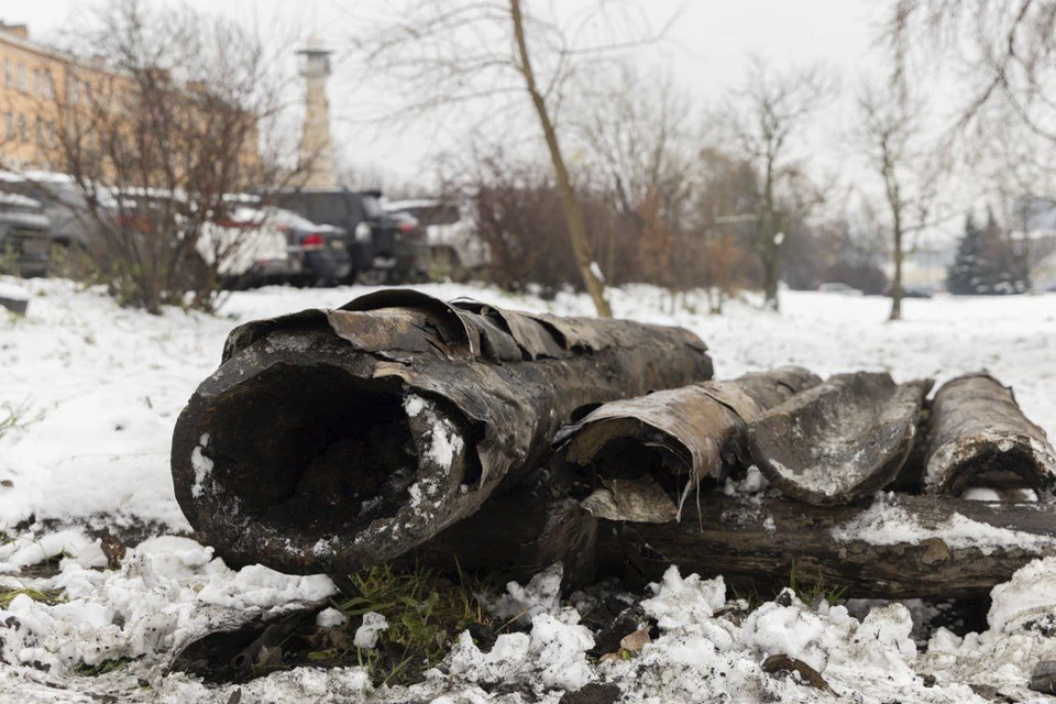 Древний трубопровод. Фото: t.me/VDKSPB