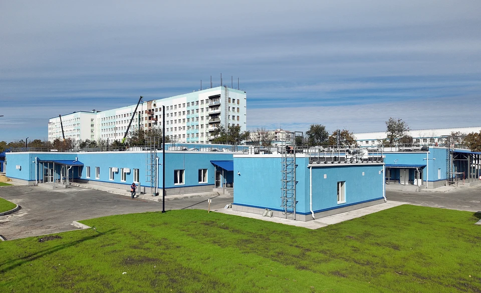 Новые медицинские корпуса на территории БИЛ