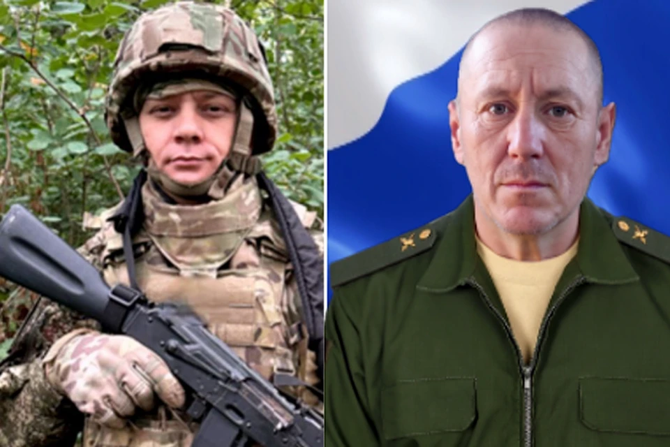 Гвардии старший сержант Алексей Погорецкий и Гвардии рядовой Альберт Шамсутдинов