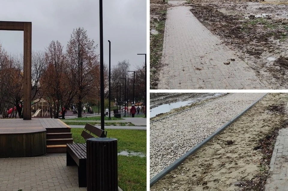 Затянувшееся благоустройство тонет в осенней распутице.