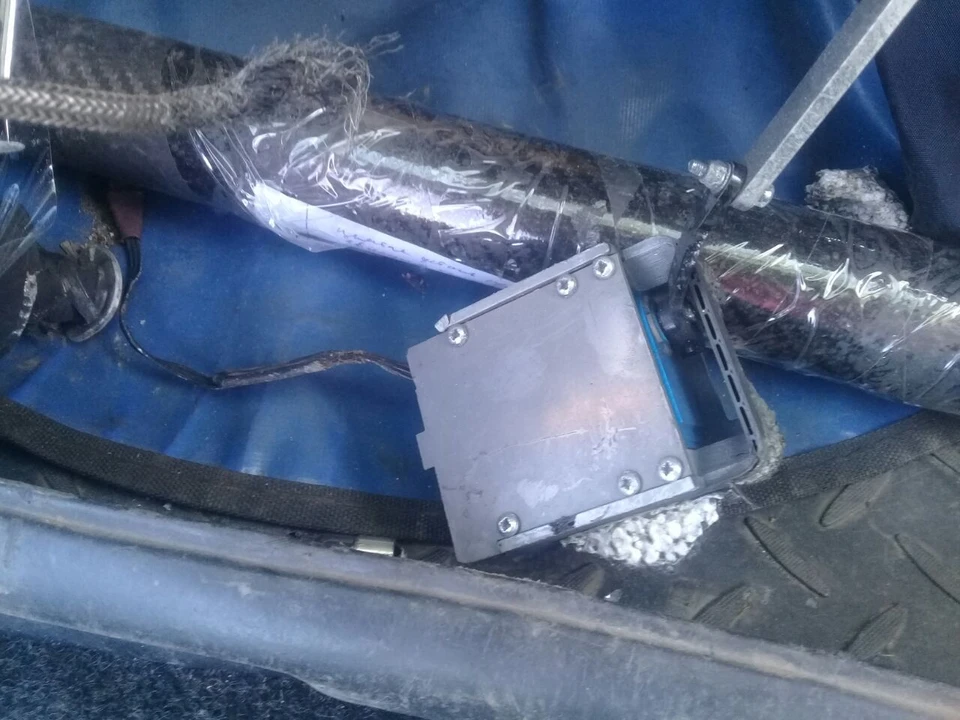 Обломки дронов.