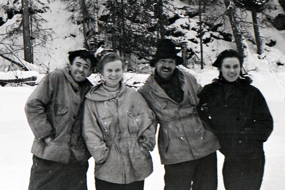 Николай Тибо-Бриньоль, Людмила Дубинина, Семен Золотарев, Зинаида Колмогорова. Фото: архив Фонда памяти группы Дятлова