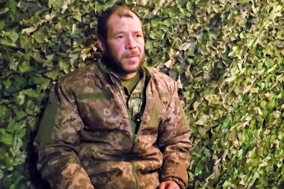 Пленный из 46-й аэромобильной бригады ВСУ Николай Верховец