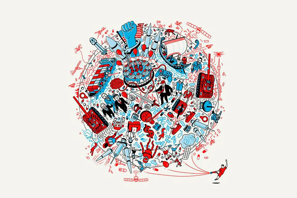 Журнал представил планету в виде мяча.