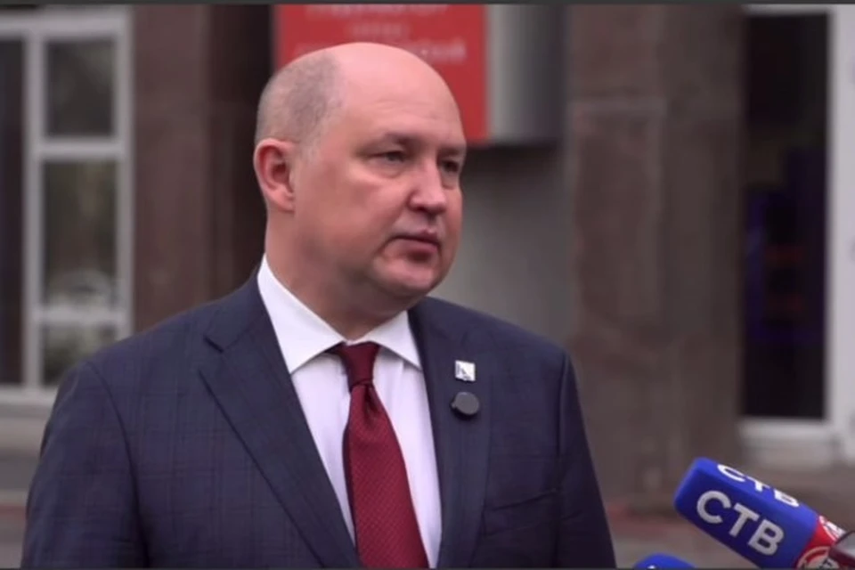 О национализации компании "Севстар" сообщил губернатор Севастополя Михаил Развожаев. Скриншот из видео.