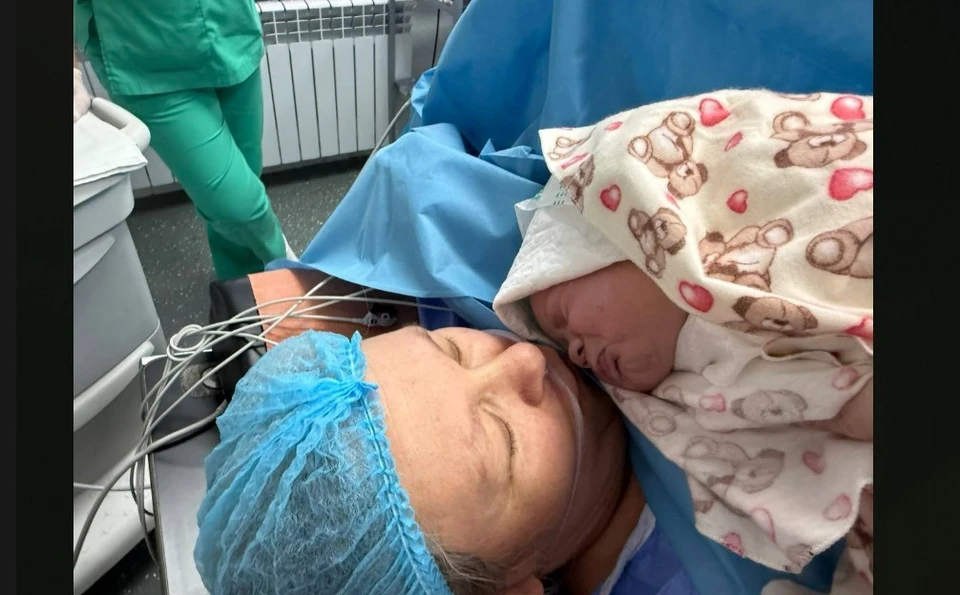 Мама и малышка чувствуют себя хорошо. Фото: соцсети