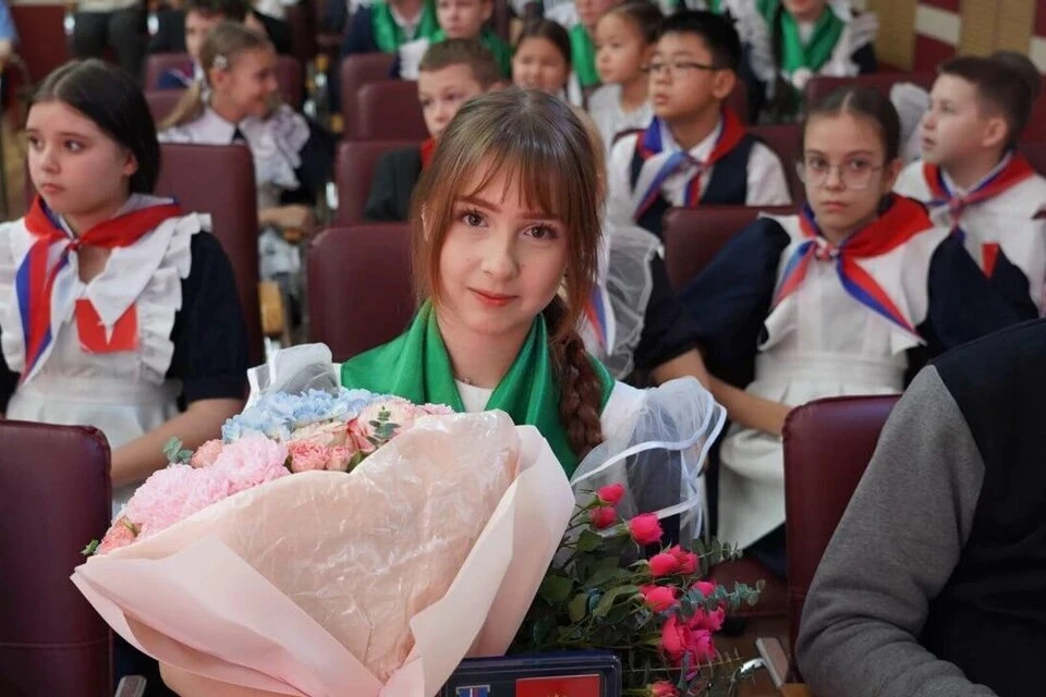 Кристина в будущем собирается стать врачом. Фото: администрация Уссурийска