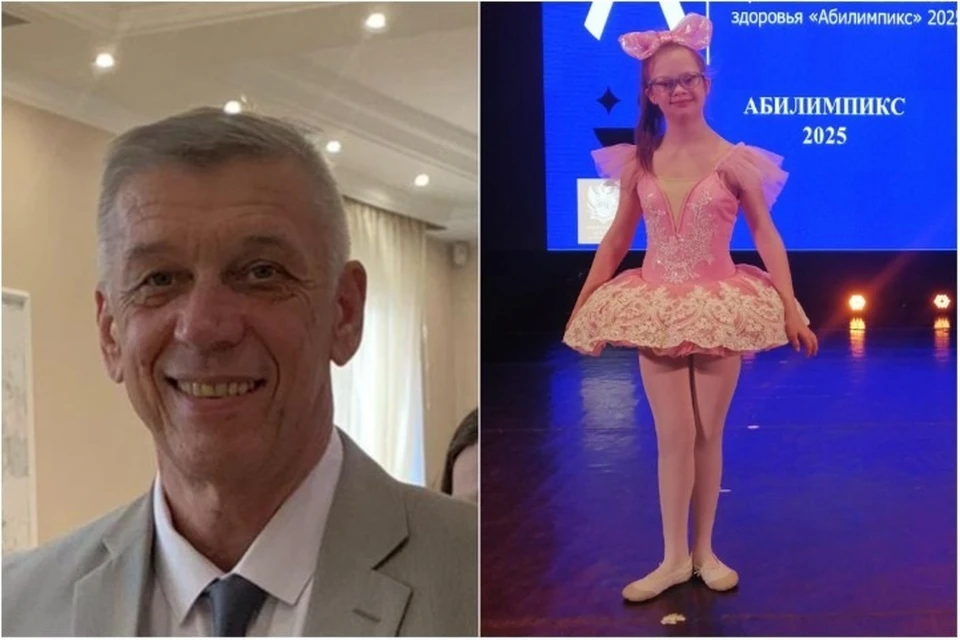 Владимир Ковшун все свое время и силы отдает дочери Божене. Фото: из архива героя публикации.