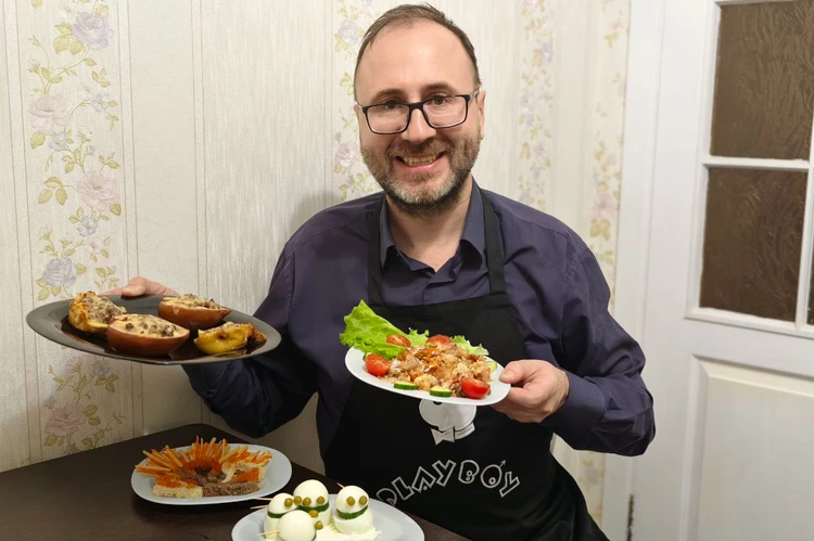 Лошадиные блинчики, плов из копченой курицы и снеговики из яиц: приготовил новогодние блюда по советам бота – что из этого вышло