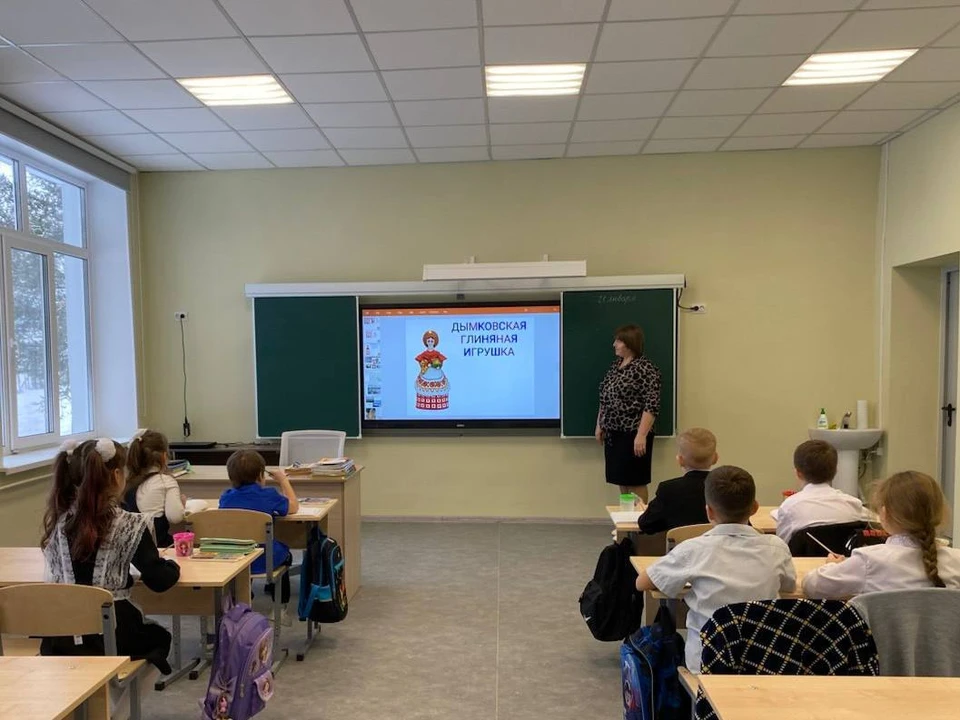 В Новоспасском районе после капремонта открылась школа. ФОТО: тг-канал Алексея Русских