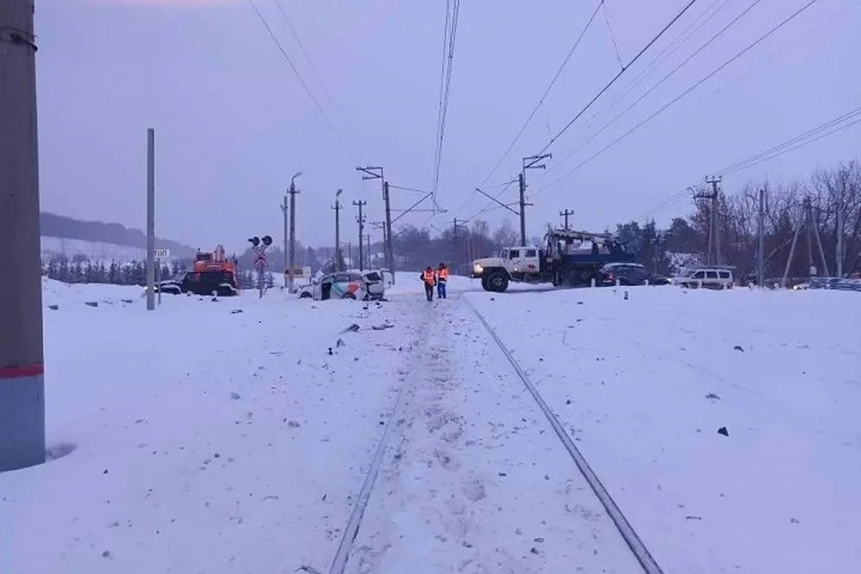 Инцидент произошел на железнодорожном перегоне Лагерная — Новое Аракчино. Фото: t.me/ptprok