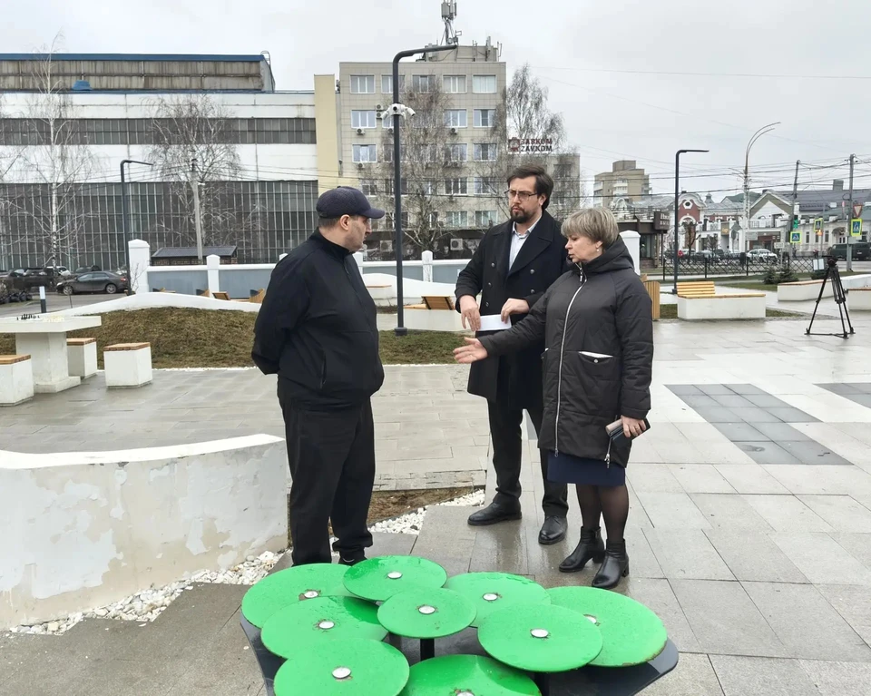 Сквер находится на гарантии