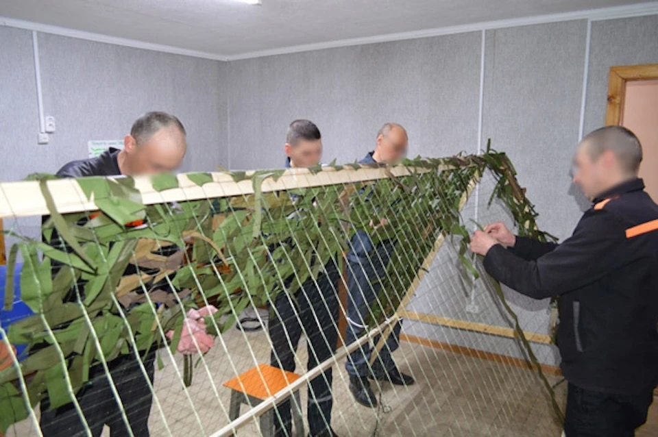 Осуждённые ЛИУ-8 за работой. Фото: УФСИН Тверской области.
