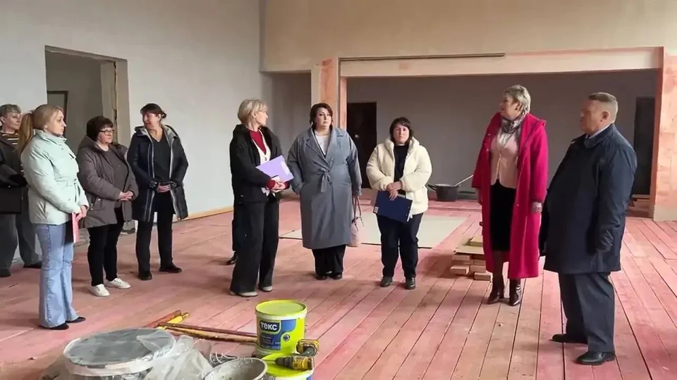 Ремонт ДК в Альшанке: подрядчик исправляет выявленные недостатки