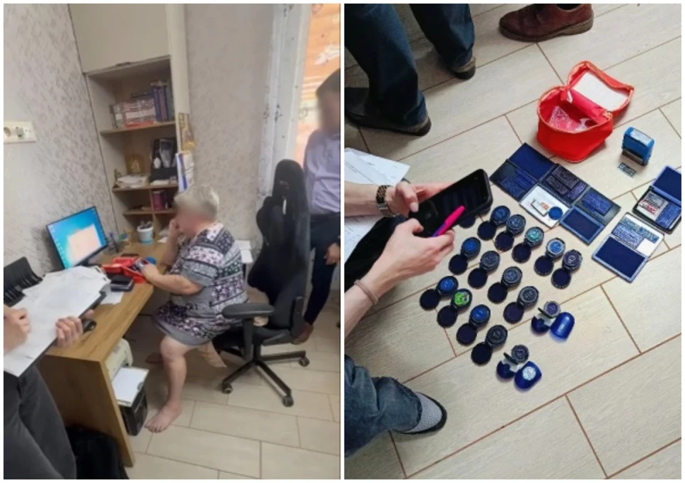 Дома у пенсионерки нашли целую коллекцию печатей. Фото: Южно-Уральское ЛУ МВД на транспорте