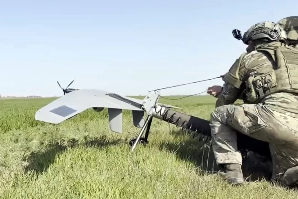 Боевая работа расчета БпЛА