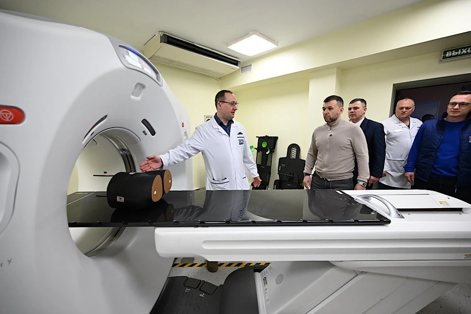 1 – В Республиканском онкоцентре имени проф. Г. В. Бондаря запустили новое высокотехнологичное оборудование. Фото: Сайт Главы ДНР