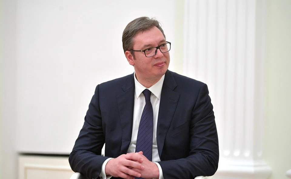 Вучич: Отказ от санкций против РФ приостановил переговоры о членстве Сербии в ЕС. Фото: Kremlin Pool/Global Look Press