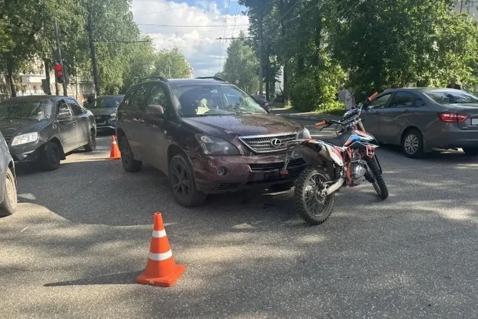 Пострадавшие передвигались без шлемов. Фото: Госавтоинспекция Удмуртии