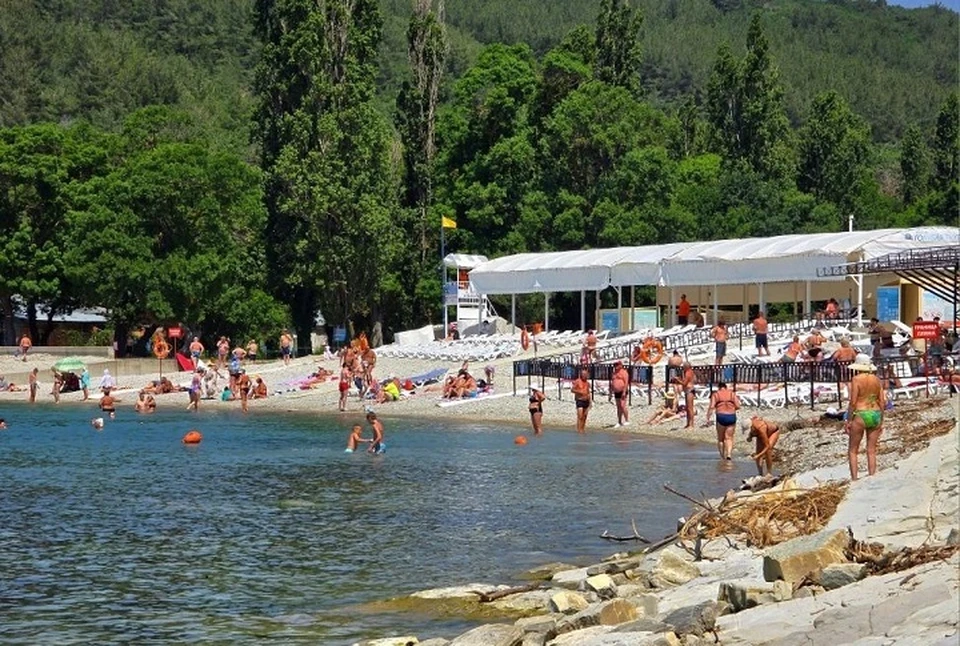 На пляжах Геленджика. Фото: Жизнь на море