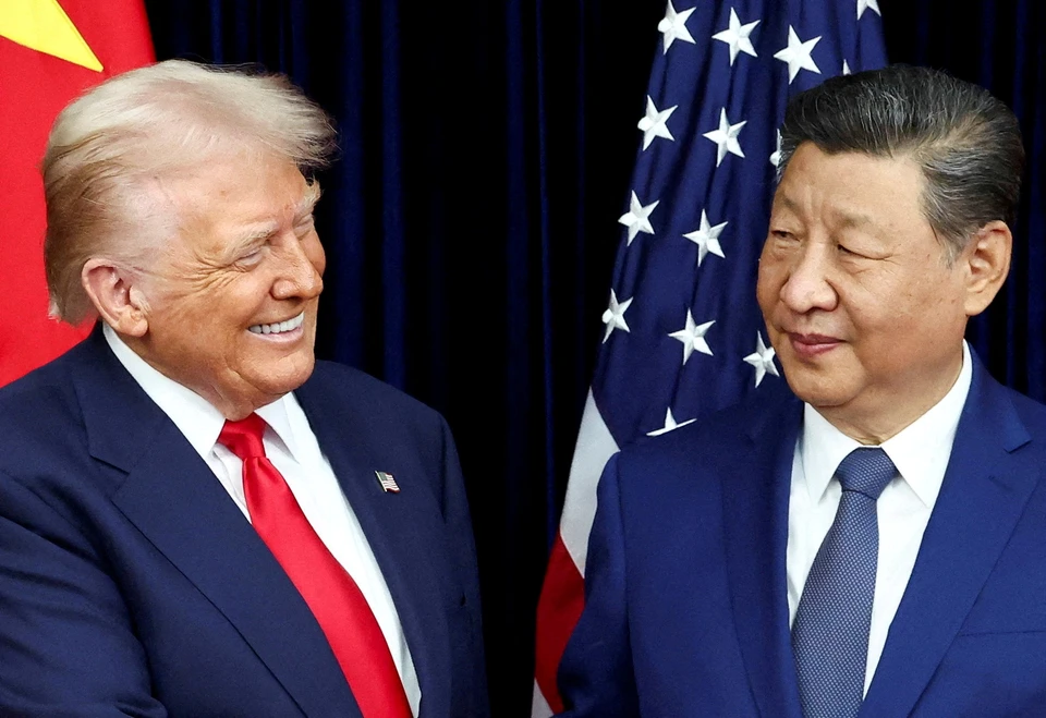 Президент США Дональд Трамп и лидер КНР Си Цзиньпин