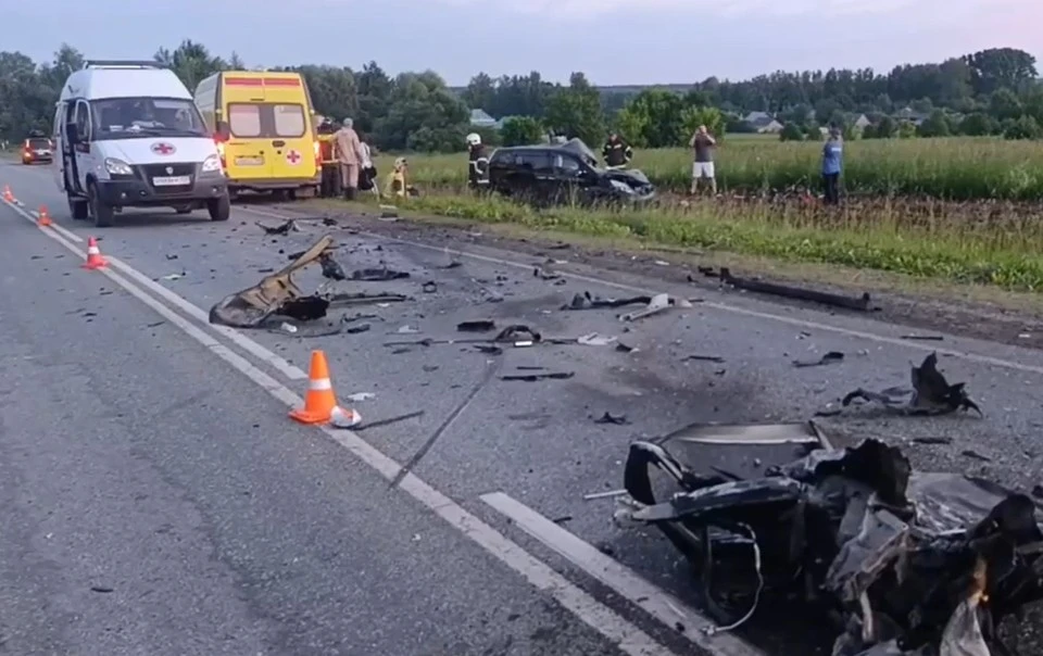 Авария на трассе в Осинском районе унесла жизни двоих молодых людей. Фото: скриншот с видео Госавтоинспекции Прикамья.