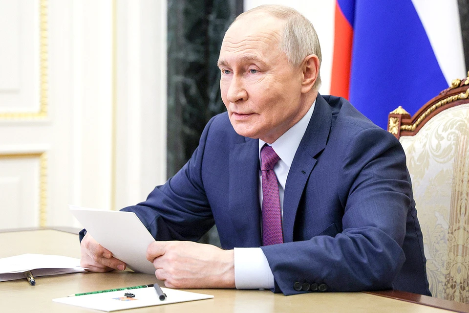 Президент России Владимир Путин назвал четыре основы, на которые будет ориентироваться Москва в случае начала прямых переговоров с Украиной. Фото: Вячеслав Прокофьев/ТАСС