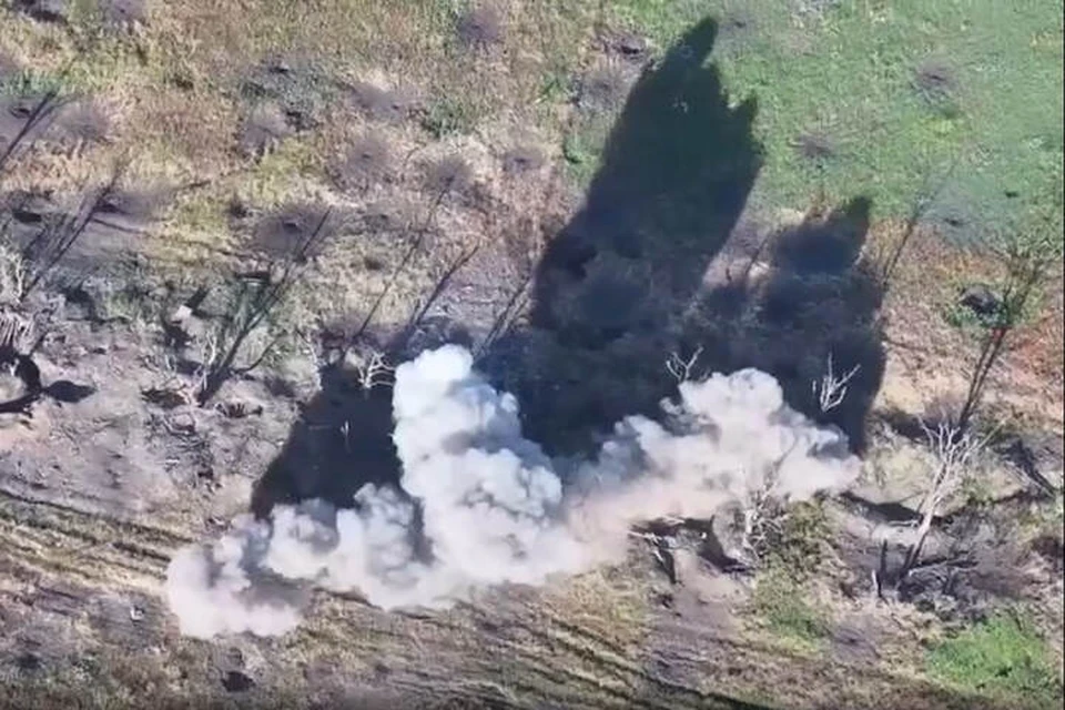 Самоходки ВДВ уничтожили опорник ВСУ. Фото: Минобороны РФ