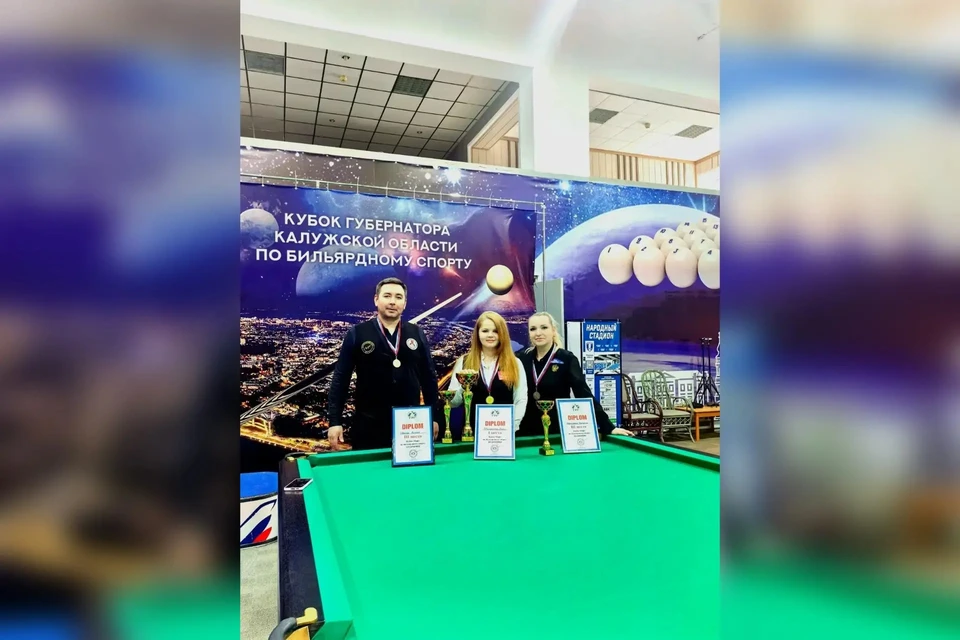 Красноярка Дарья Михайлова стала победительницей Кубка мира по бильярдному спорту. Фото: Федерация бильярдного спорта Красноярского края