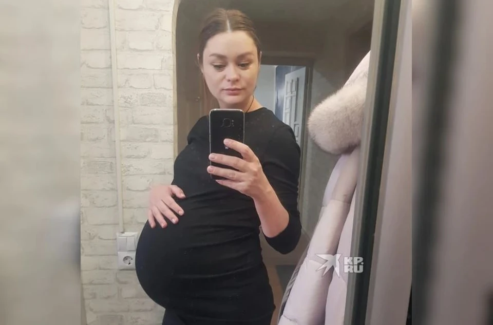 35-летняя Ольга Жигалова поступила в роддом с первой и долгожданной беременностью. Фото: личный архив