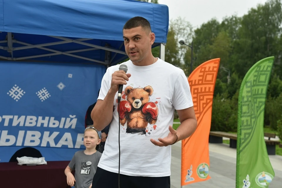 Спортсмен рассказал, что со столицей Коми у него связаны теплые воспоминания. Фото: пресс-служба Министерства физической культуры и спорта Коми