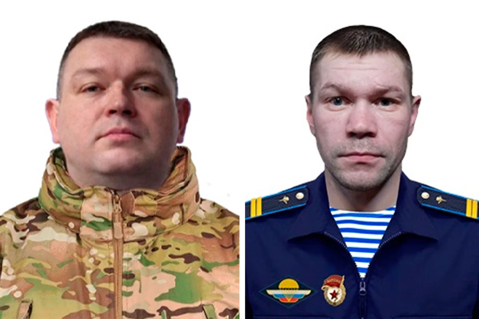 Рядовой Сергей Скворцов и младший сержант Андрей Ефремов