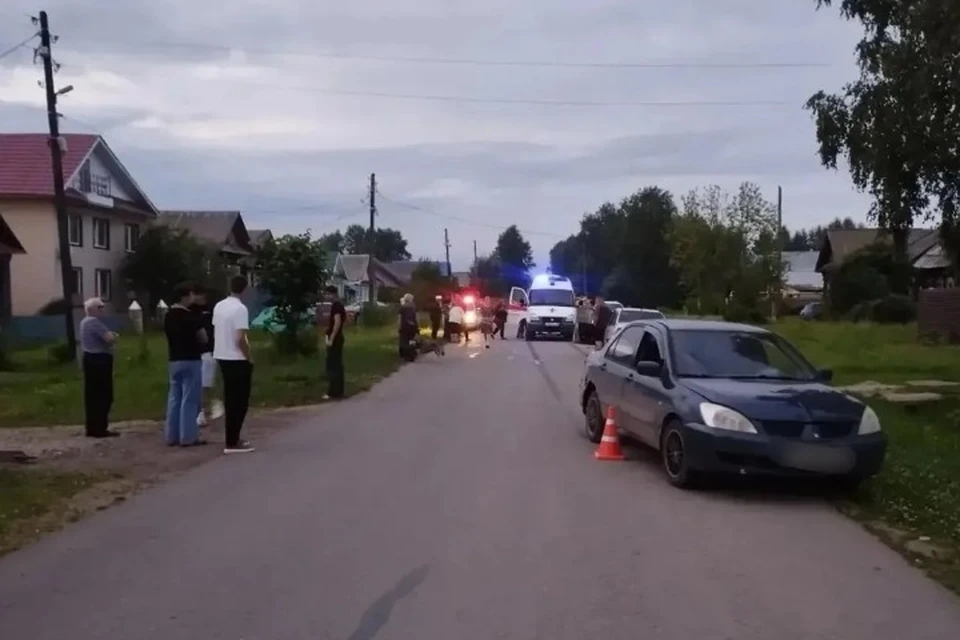 Пострадавшего ребенка госпитализировали. Фото: Госавтоинспекция Удмуртии