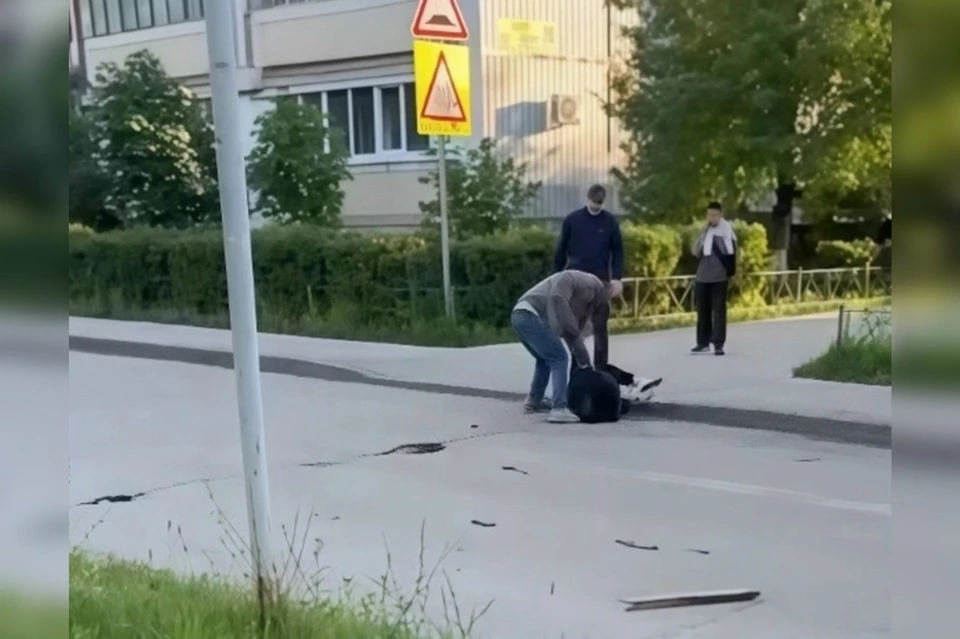 Видео инцидента опубликовали в соцсетях. Фото: паблик "ЧП Тольятти"