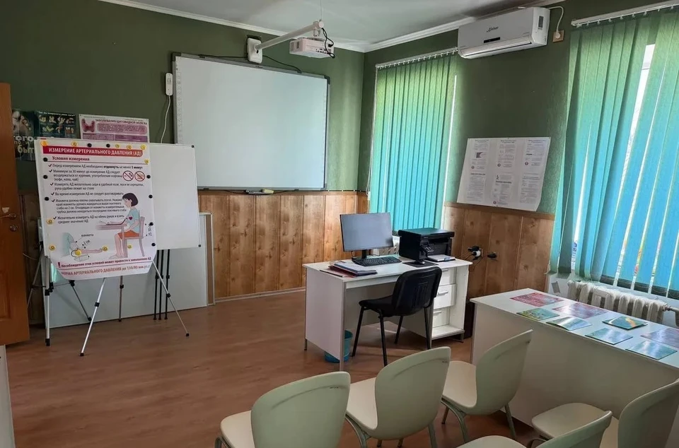 Центральная городская больница Харцызска проходит этап масштабной модернизации. Фото: Минздрав ДНР