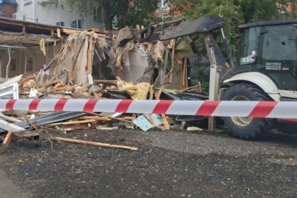 Добровольно владелец постройки территорию не освобождал. Фото: администрация Кировского района Томска