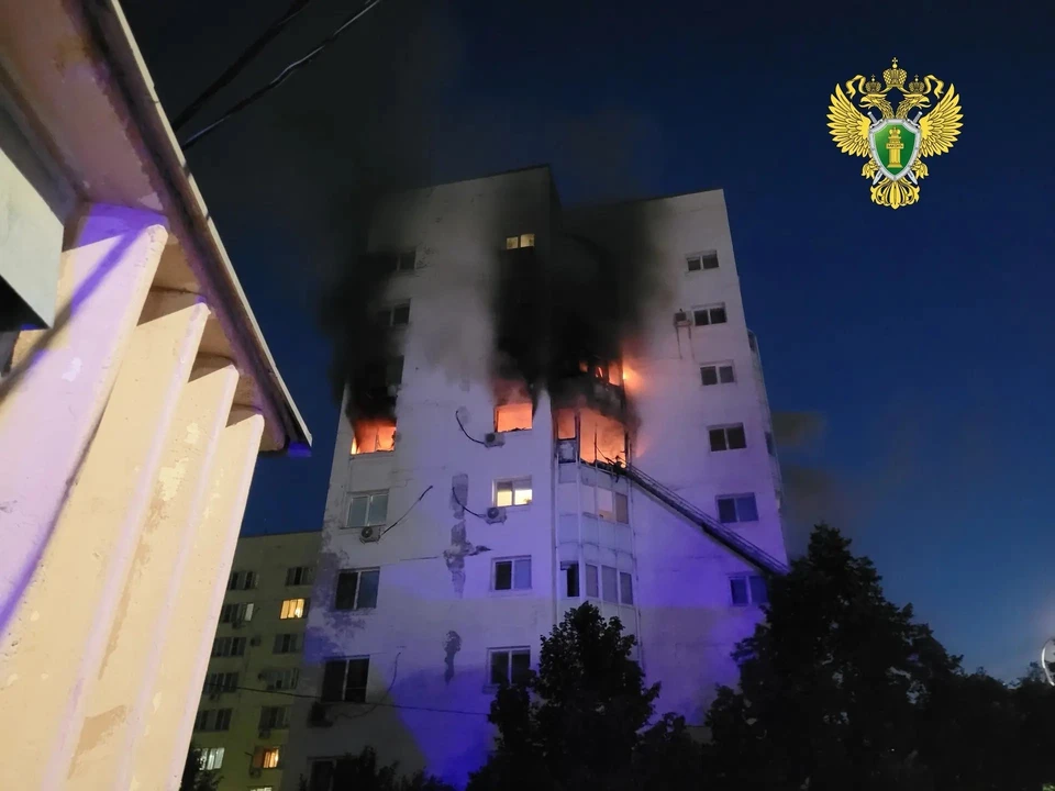 Пожар охватил площадь 50 квадратных метров
