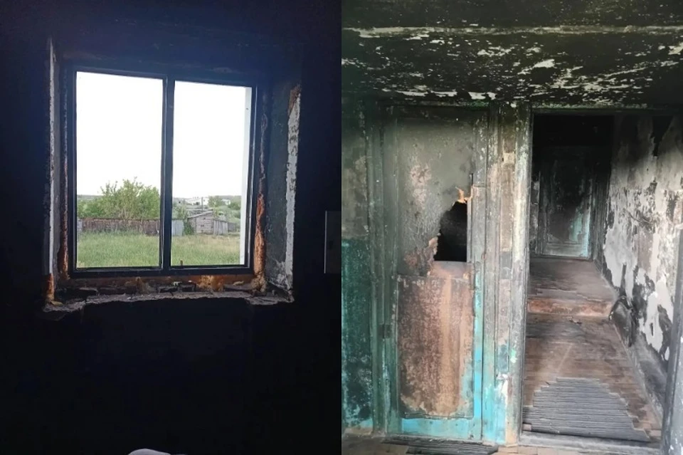 11 июня произошел пожар в многоквартирном доме. Фото: предоставила внучка местной жительницы Евгения