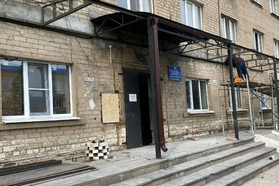 Детская поликлиника Красного Луча преображается с помощью шеф-региона. ФОТО: Управление по обеспечению деятельности жилищно-коммунального комплекса Республики Башкортостан