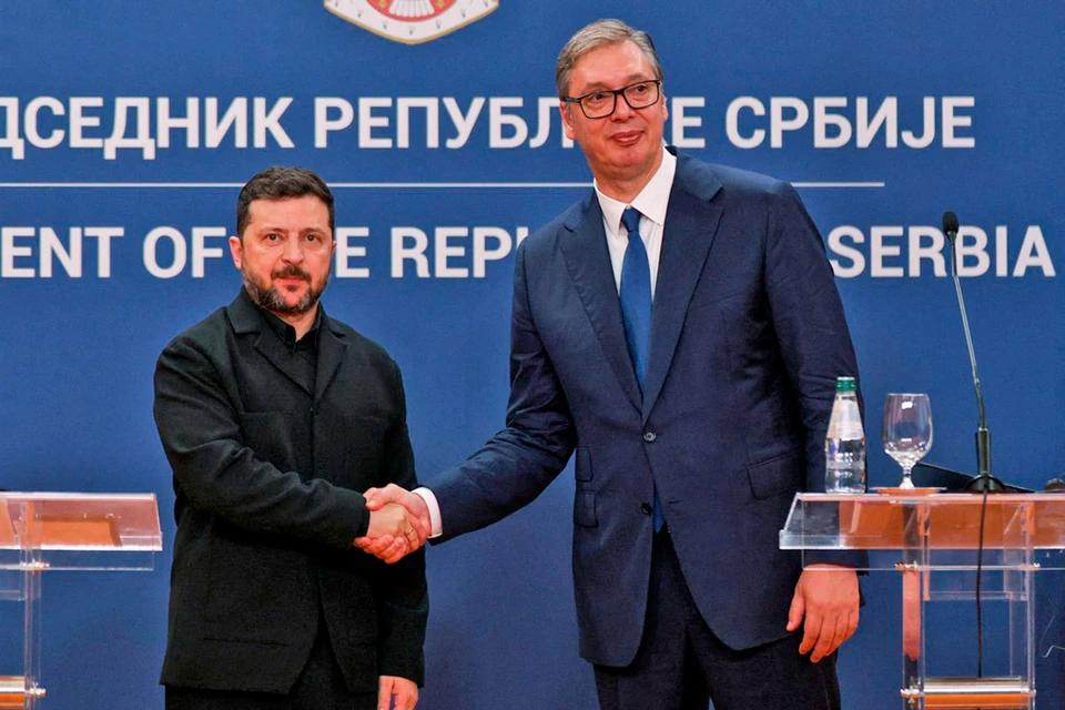 Зеленский и Вучич провели совместную пресс-конференцию