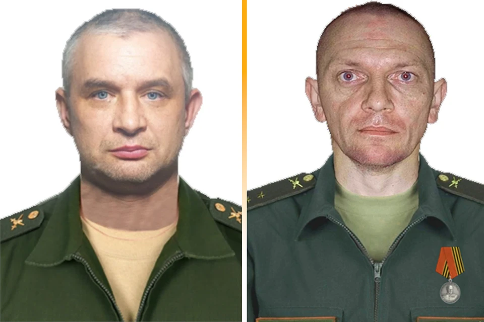Ефрейтор Виталий СЕКЕРИН и прапорщик Сергей ТАРАСИКОВ