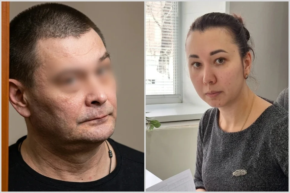 Убийца и его жертва, 34-летняя Наталья Топакова из Хакасии. Фото: Абакан 24; Черногорский рабочий.
