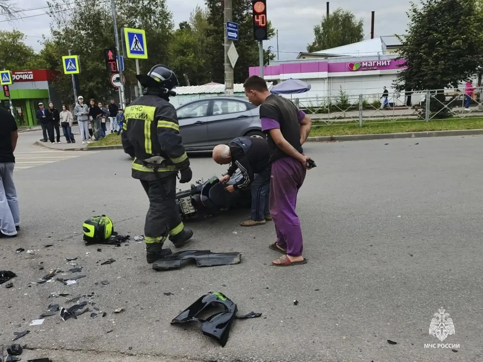 В Тульской области горел частный дом в деревне Скрипово