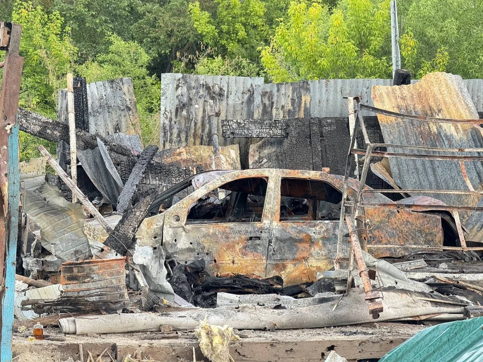 В Грайворонском округе от удара дрона ВСУ сгорела легковушка. Фото: архив