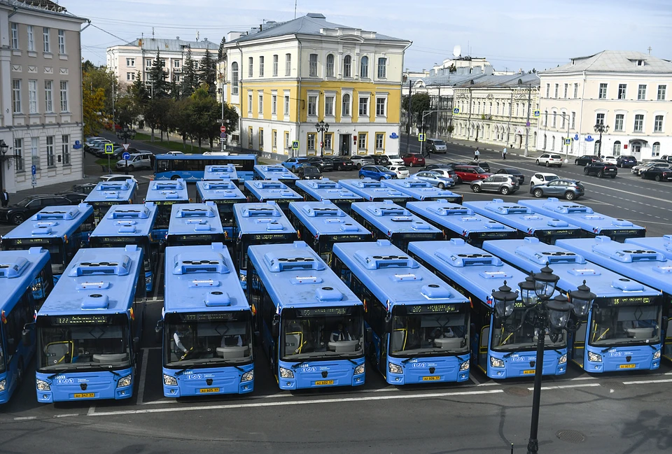 Новые автобусы.