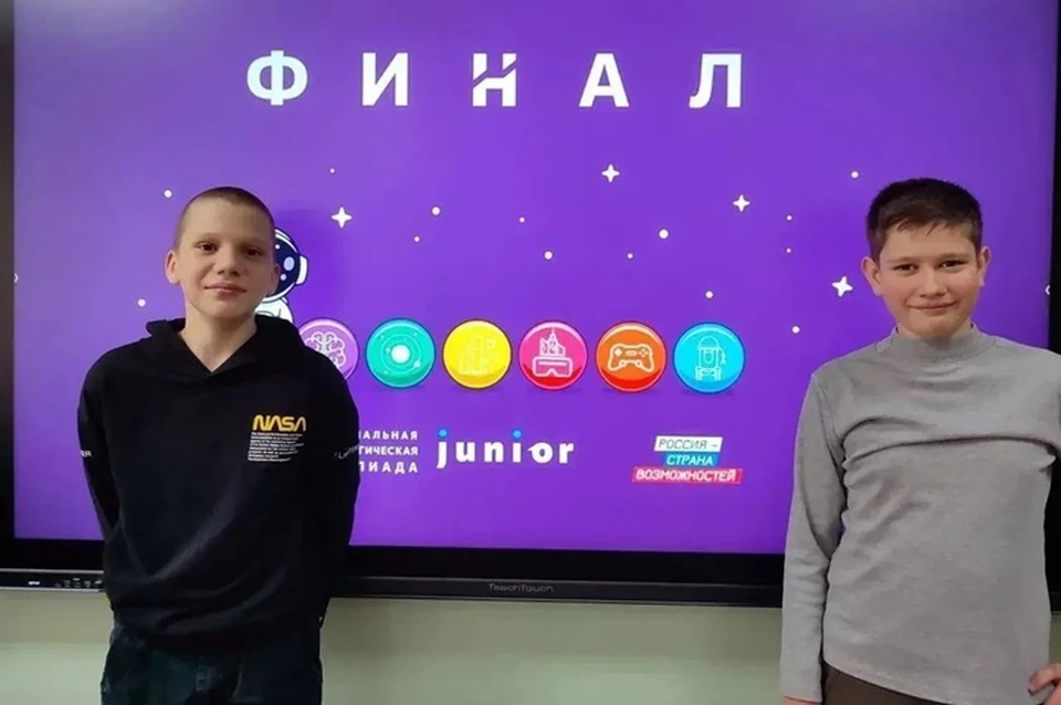 Школьника из ДНР победили в финале НТО Junior. Фото: ТГ/Толстыкина