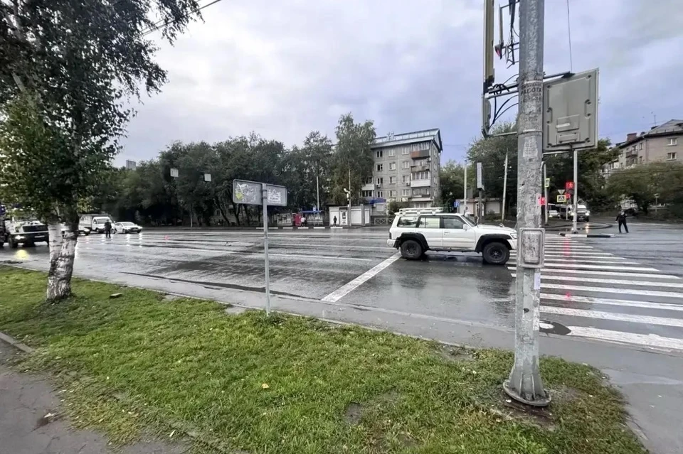 Женщину насмерть сбил внедорожник. Фото: ГАИ Новосибирска