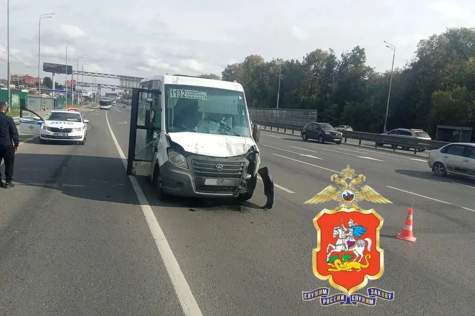 Ребенок пострадал в ДТП с участием автобуса в Балашихе. Фото: ГУ МВД России по Московской области