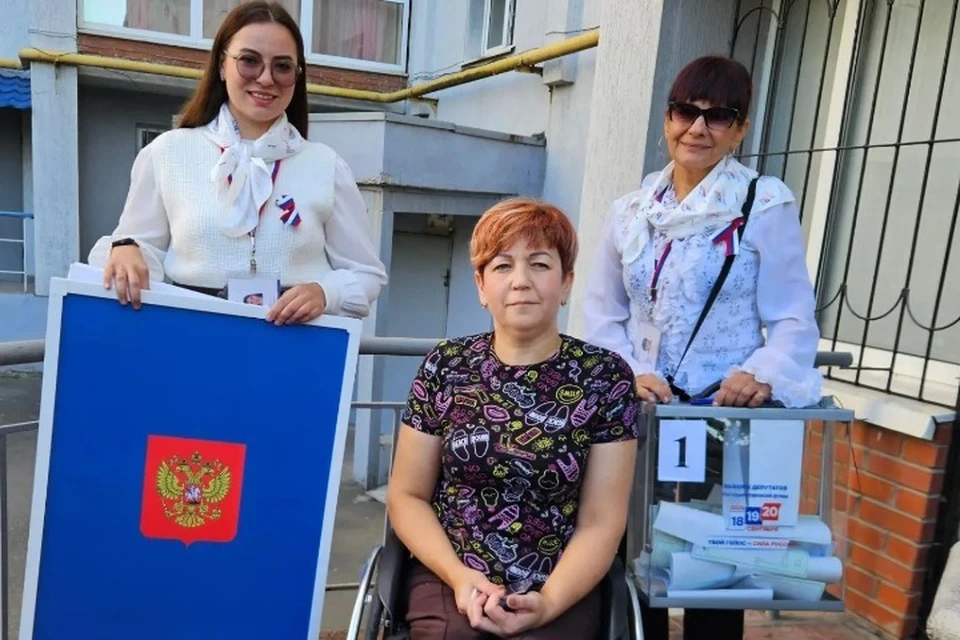 Председатель Луганского ВОИ Елена Рожкова сделала выбор на выборах в Госдуму. ФОТО: личный архив героя